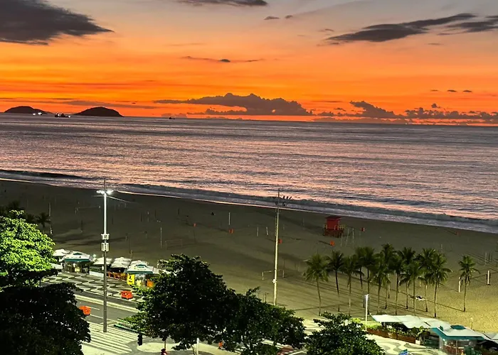 Copacabana Leme Studio - With A Beautiful Ocean View - 10Th Floor - Up To 3 Guests Rio de Janeiro