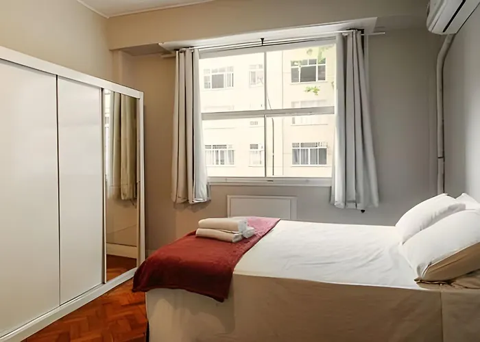 Apartamento confortável na quadra da praia Rio de Janeiro